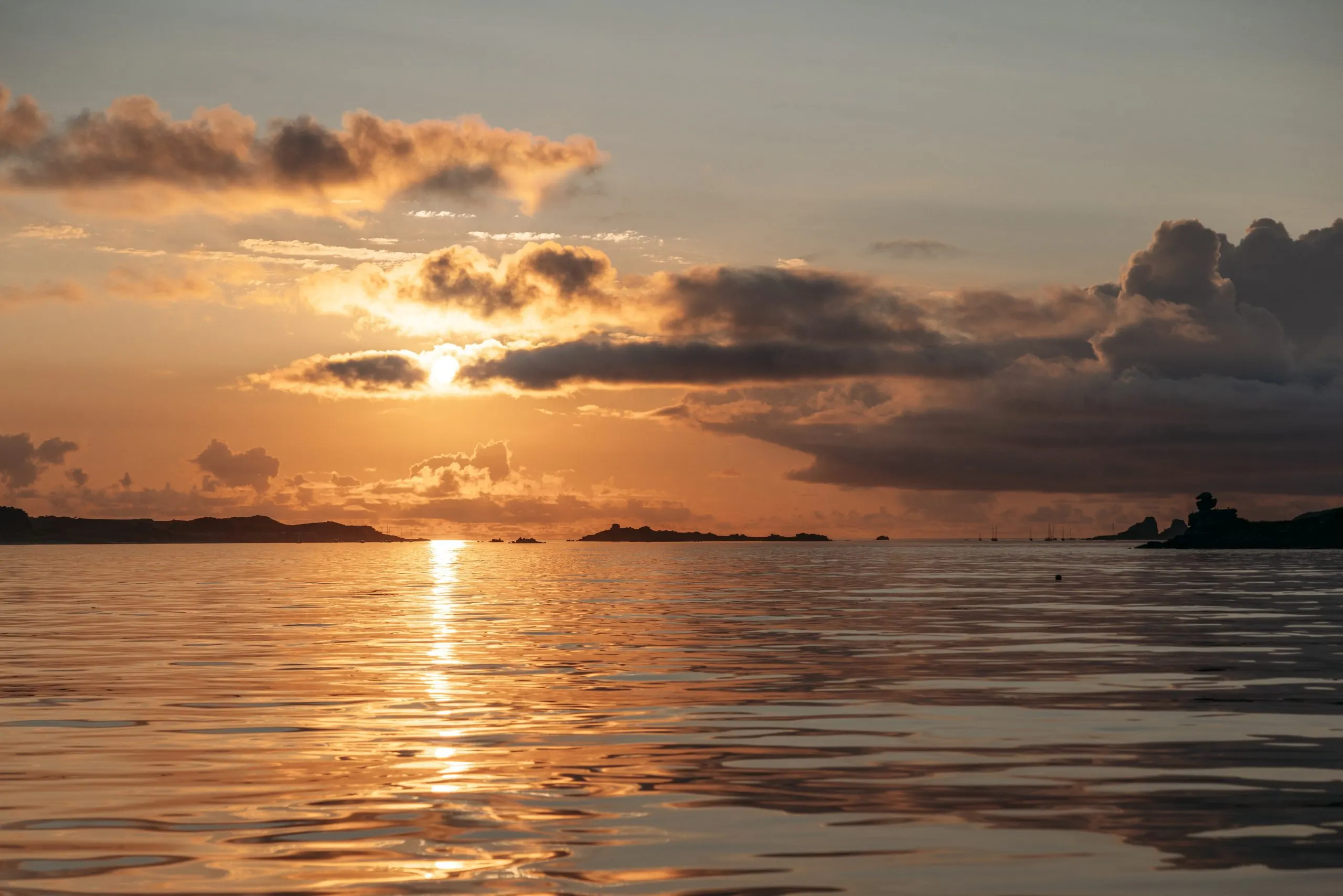 A coastal production scene on St Mary’s in the Isles of Scilly