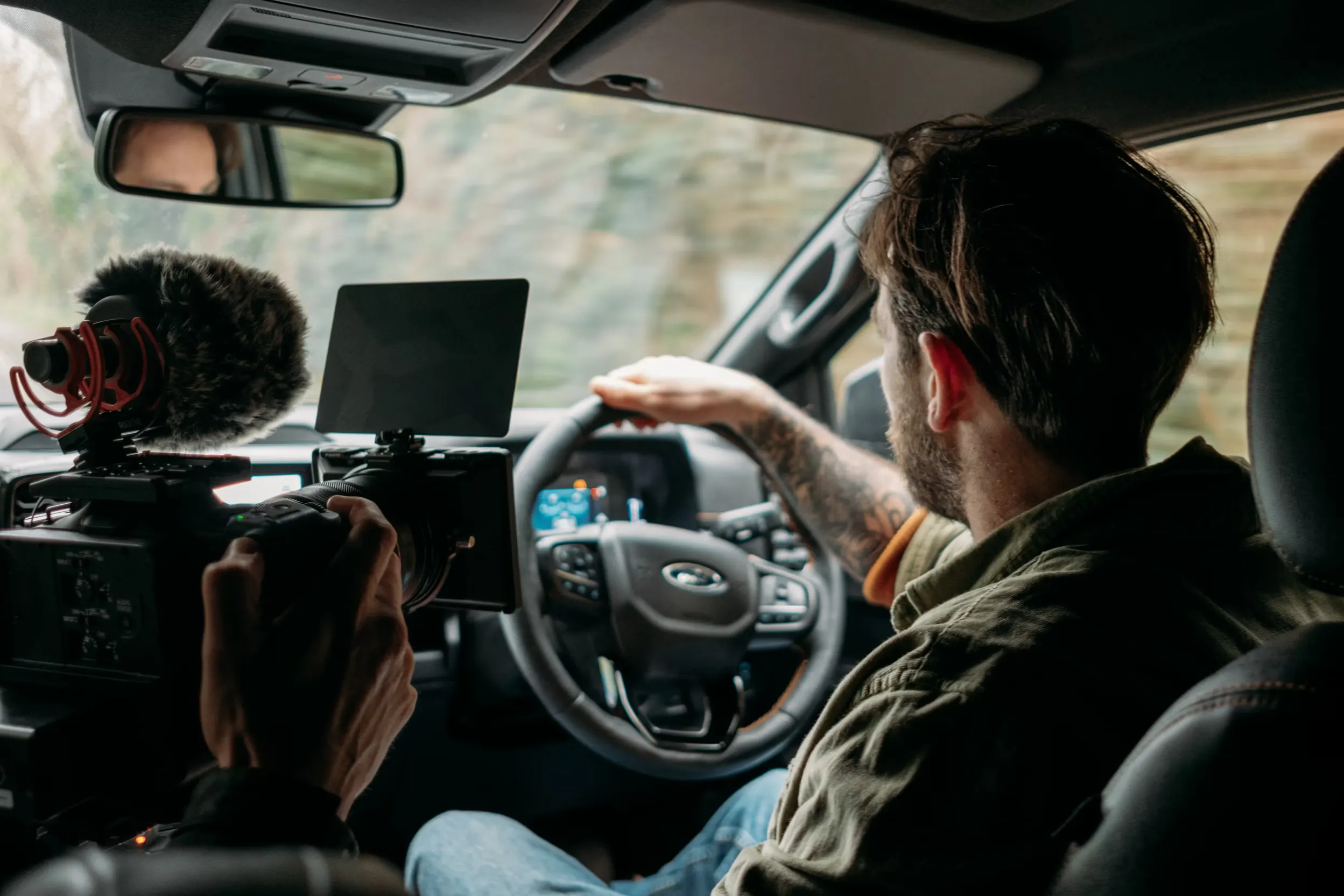 PixelRain filming social content on location in Cornwall
