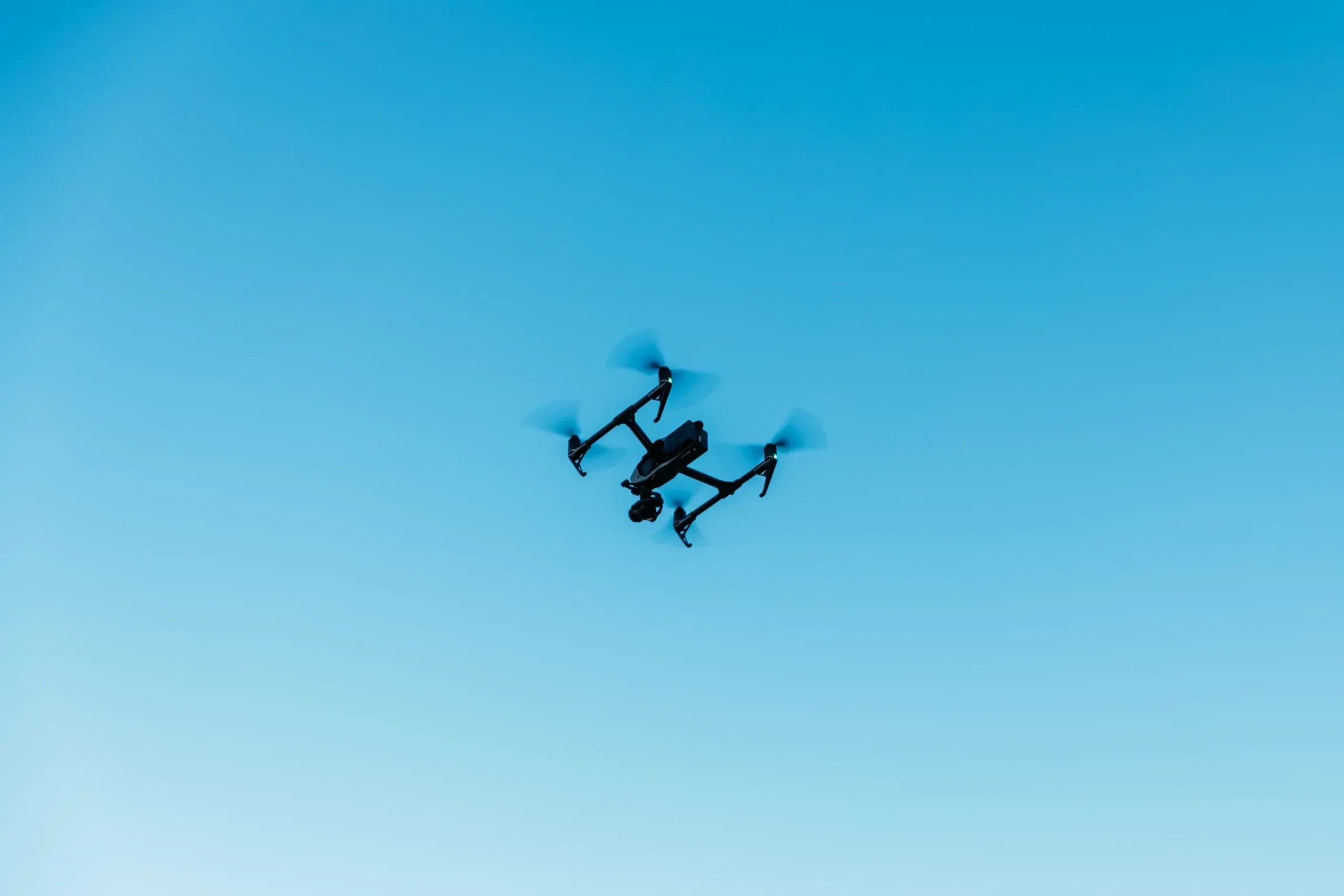 A drone being prepared for a PixelRain production