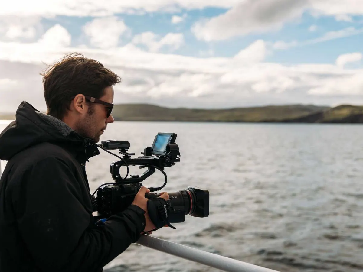 Marine Stewardship Council documentary filming in Shetland