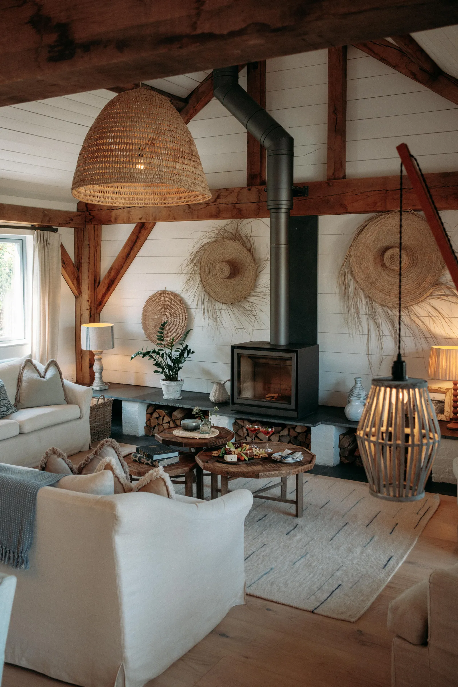 Sunlit living room at Constantia in Constantine Bay, photographed for Perfect Stays