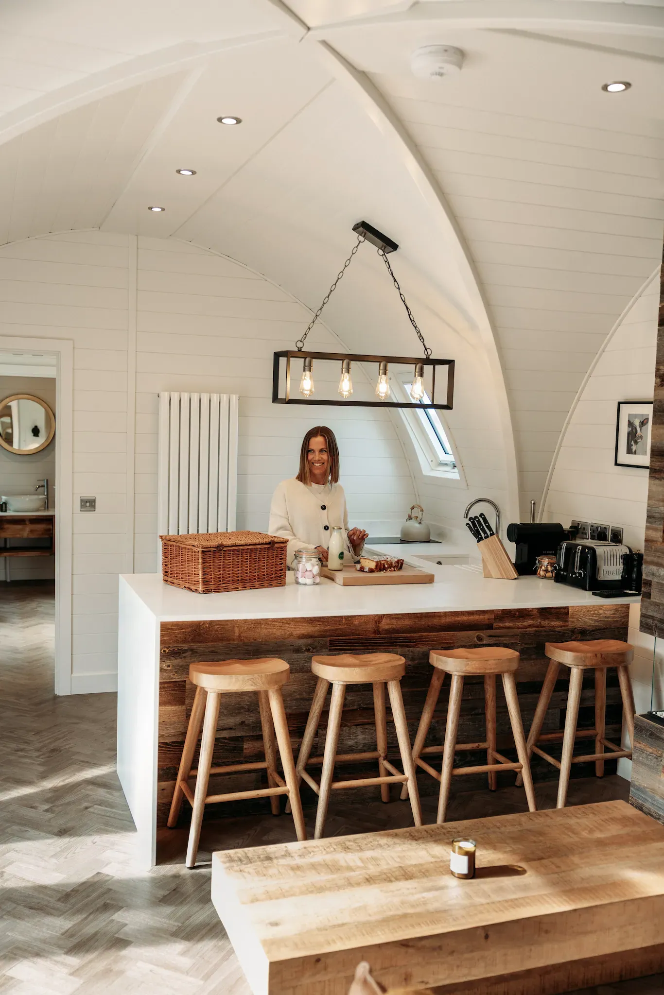 A family staying at POD St Ives